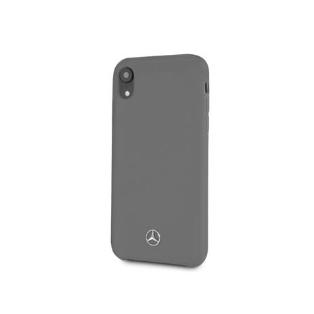 MEHCI61SILGR Mercedes Silicon / Fiber Case Lining Grey pro iPhone XR