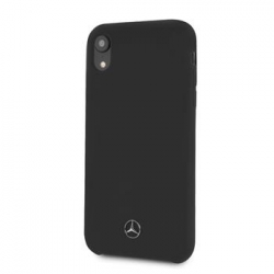 MEHCI61SILBK Mercedes Silicon / Fiber Case Lining Black pro iPhone XR