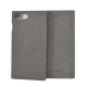 SoSeven Premium Gentleman Book Case Fabric Grey pro iPhone 6/6S/7/8 Plus