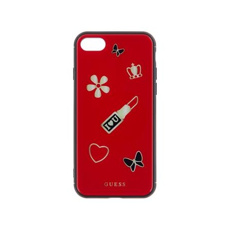 GUHCI8ACLSRE Guess Iconic TPU Case Red pro iPhone 7/8