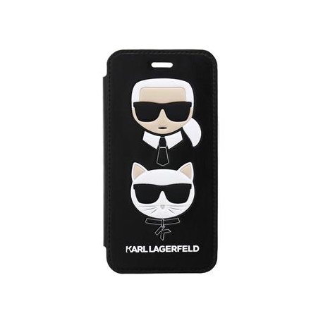 KLFLBKI8KICKC Karl Lagerfeld Choupette Book Pouzdro Black pro iPhone 7/8