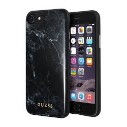GUESS Marble TPU pouzdro pro iPhone 7/8, Black  GUHCI8HYMABK