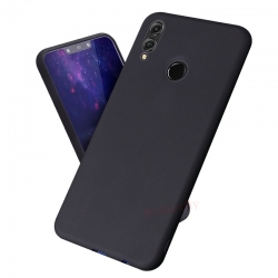 Huawei P smart 2019 / Honor 10 Lite - Matné silikonové pouzdro černé