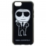 Pouzdro Karl Lagerfeld gumové Apple iPhone 6 / 6S KLHCP6HTKKA K-Team černé