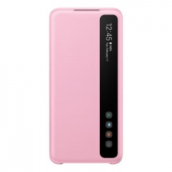 EF-ZG980CPE Samsung Clear S-View Pouzdro pro Galaxy S20 Pink (EU Blister)