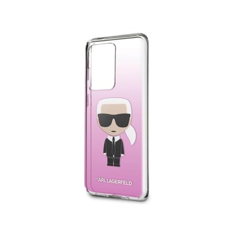 KLHCS69TRDFKPI Karl Lagerfeld degradovat Kryt pro Samsung Galaxy S20 Ultra Pink