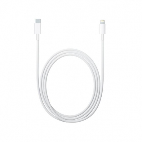 Kábel Apple USB-C/Lightning MFi, 2m (mkq42zm/a) biely