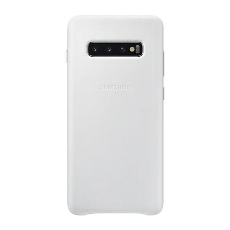 EF-VG975LWE Samsung Leather Cover/puzdro White pre G975 Galaxy S10 Plus