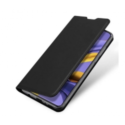 Dux Ducis Skin Pro knižkové kožené puzdro na Samsung Galaxy A51, čierne