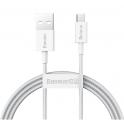 Baseus CAMYS-02 Superior Fast Charging Datový Kabel MicroUSB 2A 1m White