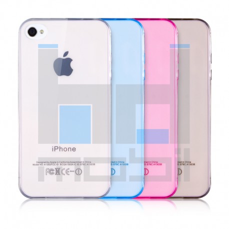 Apple iPhone 4/4S - Tenké silikónové púzdro