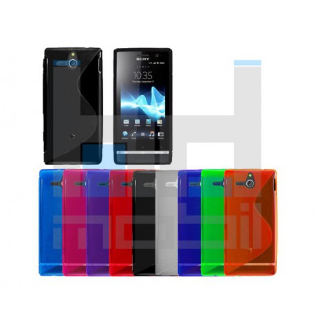 Sony Xperia U ST25 - Barevné Silikonové Pouzdro