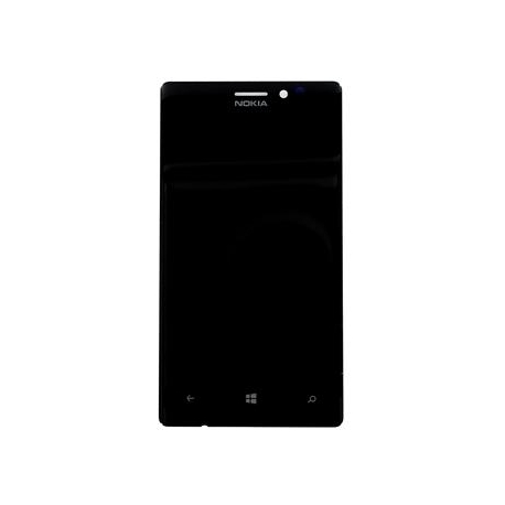 LCD Display + Dotyková Deska + Přední Kryt Black pro Nokia Lumia 925