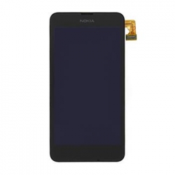 Nokia Lumia 630 Black LCD Display + Přední Kryt vč. dotyku