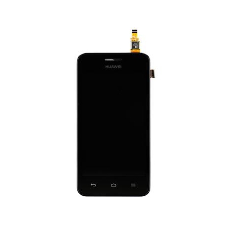 Huawei  Y330 LCD Display + Dotyková Deska + Přední Kryt Black