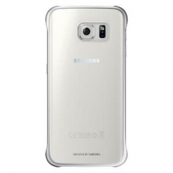 EF-QG925BSE Samsung Zadní Kryt Clear Silver pro G925 Galaxy S6 Edge (EU Blister)