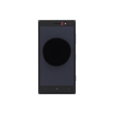 LCD Display + Dotyková Deska + Přední Kryt Dark Grey pro Nokia 830 Lumia