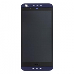 LCD Display + Dotyková Deska + Přední Kryt Navy Blue pro HTC Desire 626