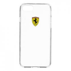 FEHCP7TR1 Ferrari Racing TPU Pouzdro Transparent pro iPhone 7