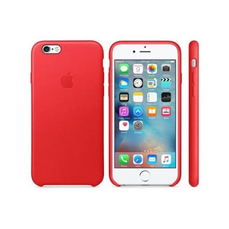 MKXX2ZM/A Apple Leather Cover Red pro iPhone 6/6S(EU Blister)