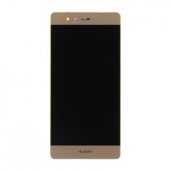 Huawei  P9 LCD Display + Dotyková Deska + Přední Kryt Gold