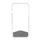 MEHCP7TRBRSI Mercedes Hard Case Wave IX Transparent / Silver pro iPhone 7