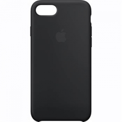 MMW82ZM/A Apple Silikonový Kryt Black pro iPhone 7 (EU Blister)