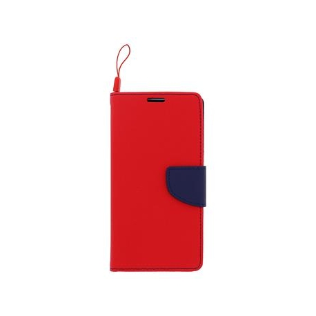 Fancy Diary Book Pouzdro Red/Navy pro Huawei P8/P9 Lite 2017