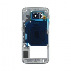 Samsung G920 Galaxy S6 Střední Díl Blue OEM