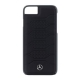 MEHCP7PGRBK Mercedes Leather Hard Case Pattern Black pro iPhone 7/8